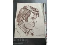Portrait drawing by Preslav Karshovski