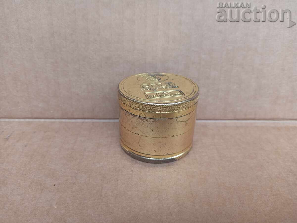 Retro gold-plated tobacco box machine with price 31.00 BGN | € 15.85