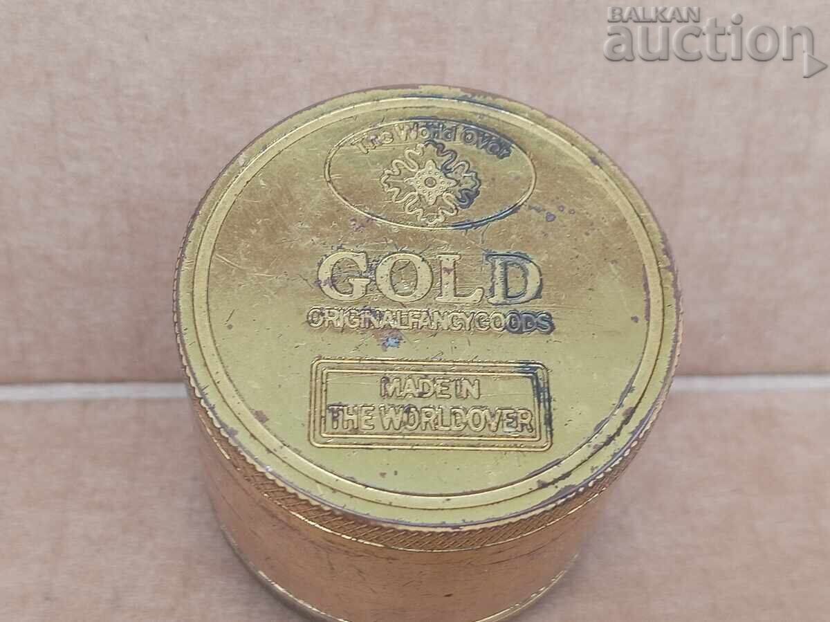 Retro gold-plated tobacco box machine