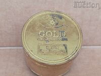 Cutie retro placată cu aur pentru tutun