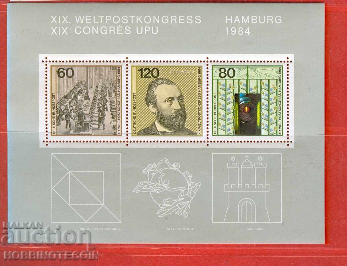 GERMANIA RFG UPU UPU 1984 SPORT MNH BLOC 19