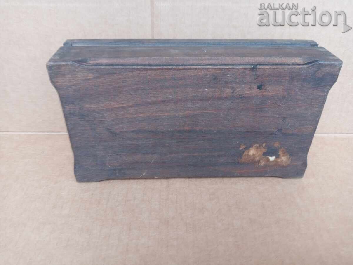 Cutie de bijuterii cu aplicații din alamă retro vintage anii '70 - 6