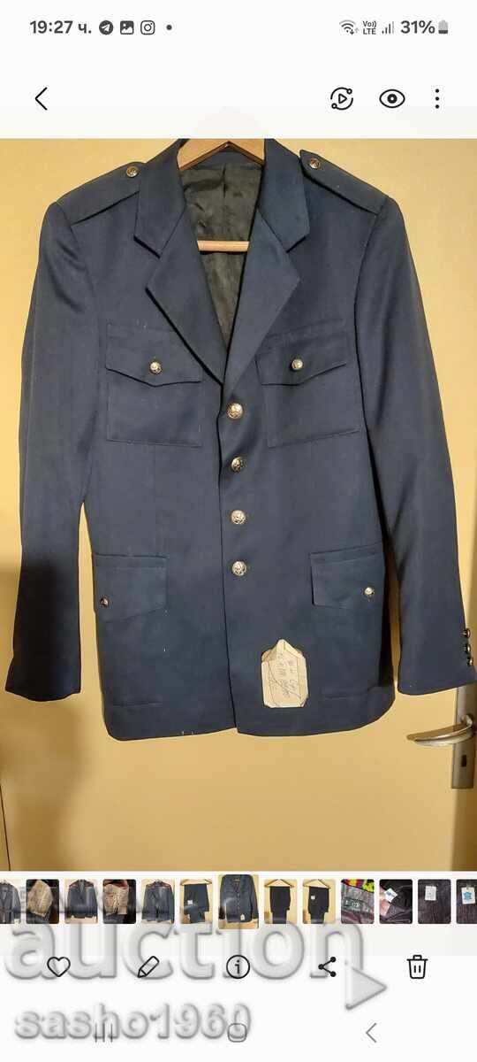 Sacou retro bleumarin închis 1993 POLIȚIE Sacou retro bleumarin închis 1993 POLIȚIE