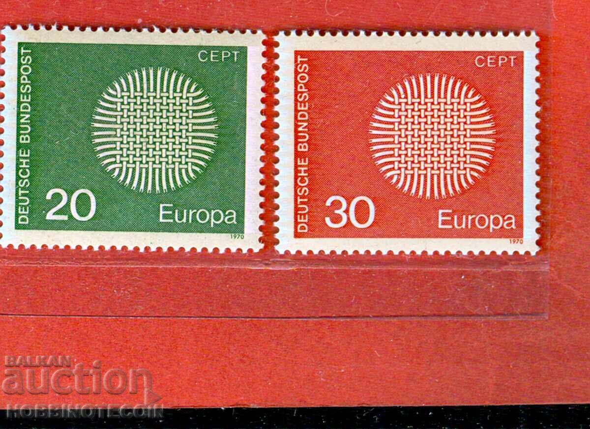 GERMANIA RFG 20 30 EUROPA 1970 MNH 620 621