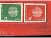 GERMANIA RFG 20 30 EUROPA 1970 MNH 620 621
