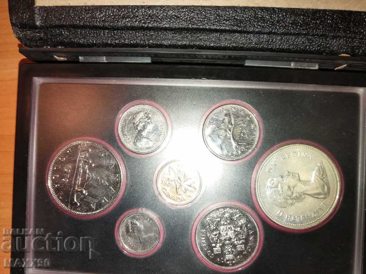 Set of Canadian Coins 1979 UNC with price 120.00 BGN | € 61.36