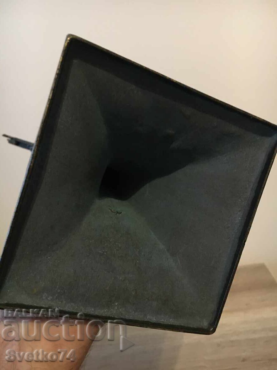 Art Deco massive bronze mirror - 5