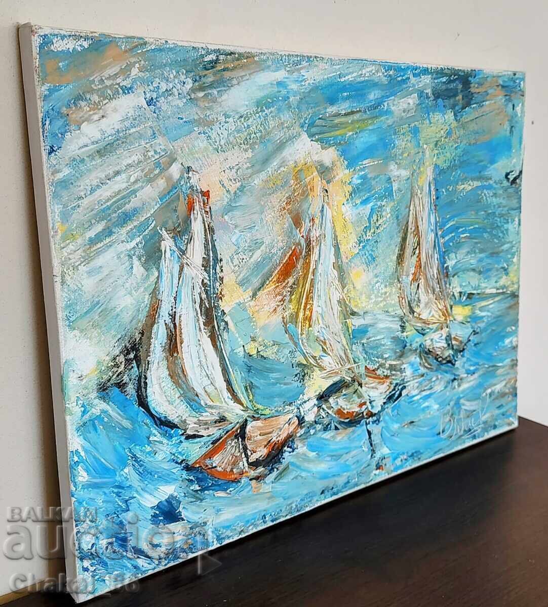 Tablou în ulei! cu preț 30.00 BGN | € 15.34 Tablou în ulei! cu preț 30.00 BGN | € 15.34