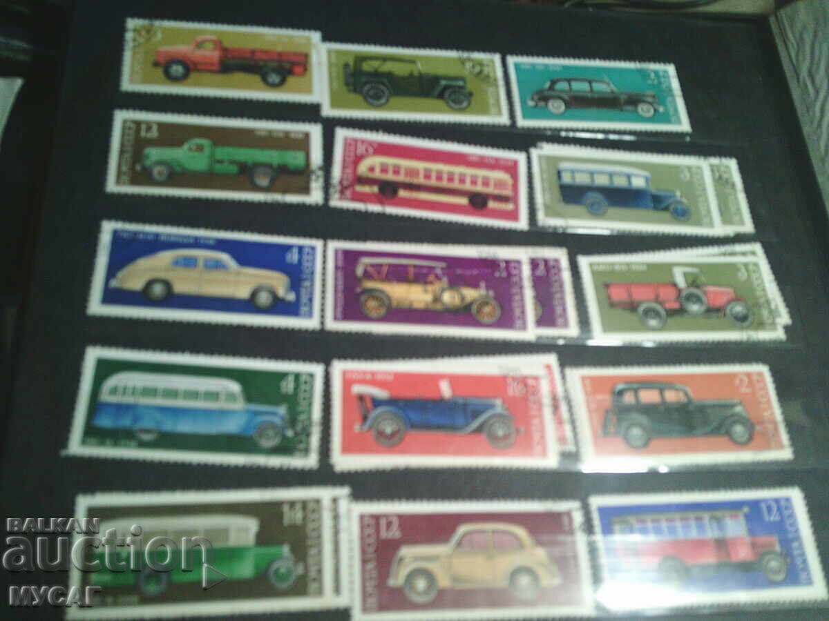 Δημοπρασία Σοβιετική Ένωση 23 γραμματόσημα ΠΑΛΙΑ ΡΩΣΙΚΑ ΜΟΝΤΕΛΑ ΑΥΤΟΚΙΝΗΤΩΝ