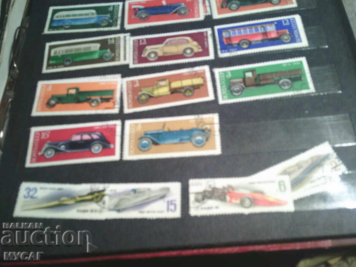 Παράδοση Σοβιετική Ένωση 23 γραμματόσημα ΠΑΛΙΑ ΡΩΣΙΚΑ ΜΟΝΤΕΛΑ ΑΥΤΟΚΙΝΗΤΩΝ