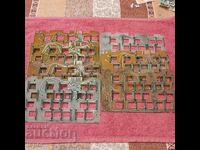 7 plăci placate cu aur și 161 de reed switch-uri/capsule reed