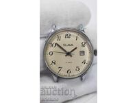 Ceas de mână Slava SSSR cu dată, funcțional