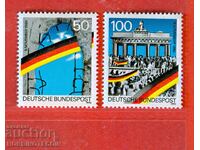 ΓΕΡΜΑΝΙΑ Δ.Γ. (ΔΥΤΙΚΗ ΓΕΡΜΑΝΙΑ) ΕΝΩΣΗ ΤΗΣ ΓΕΡΜΑΝΙΑΣ 1990 MNH 1481 1482