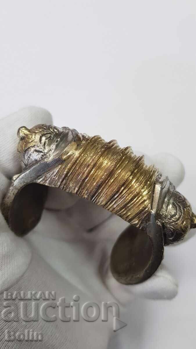 Delivery of Silver, gold-plated Revival bracelet, "rogatka" (slingshot) 19th century