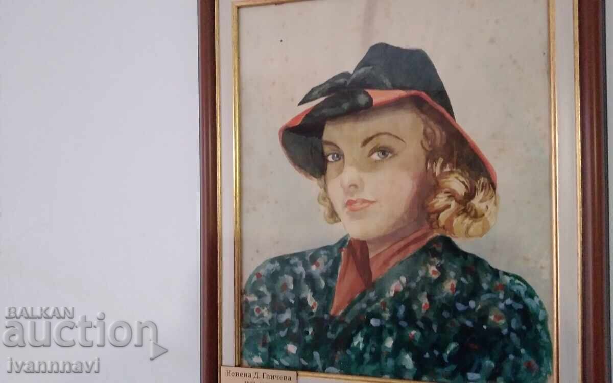 Аукцион Невена Ганчева 1897-1983 г акварел подписана Аукцион Невена Ганчева 1897-1983 г акварел подписана