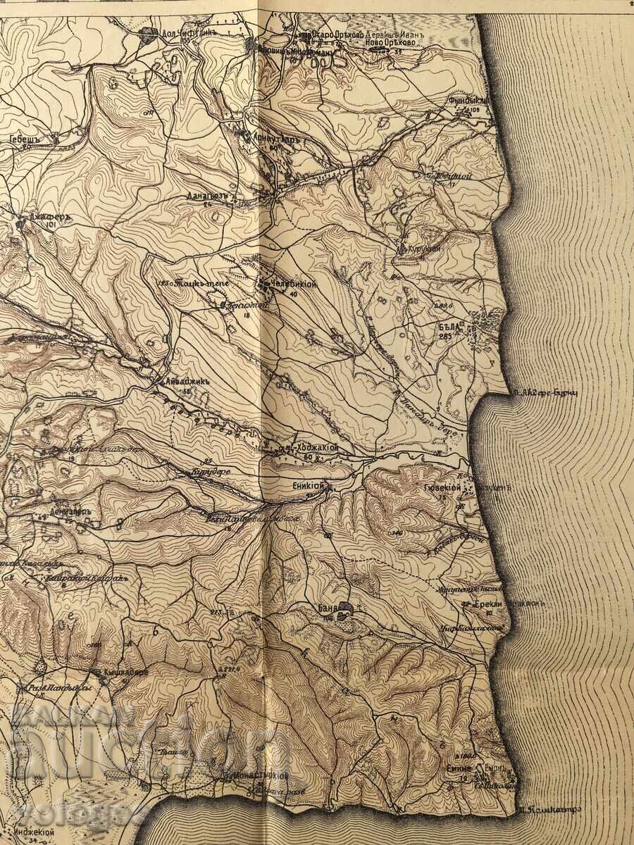 Hărți ale Bulgariei din 1878 - 5 Hărți ale Bulgariei din 1878 - 5