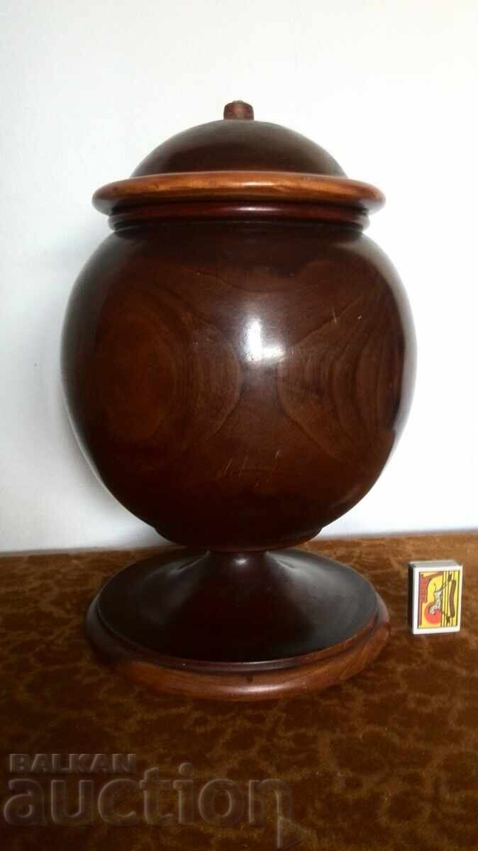 Delivery of Large mahogany bowl