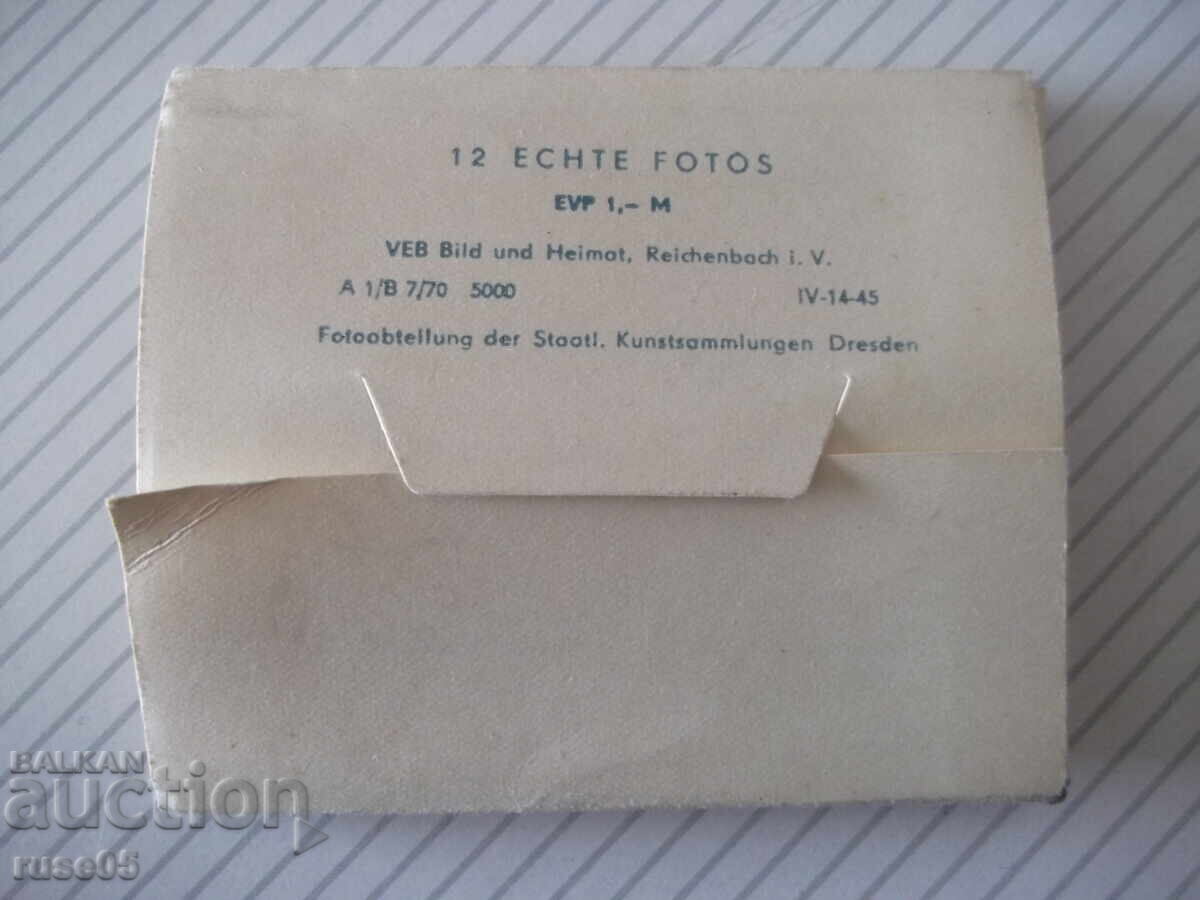 Auction Set of 11 Dresden porcelain cards Auction Set of 11 Dresden porcelain cards