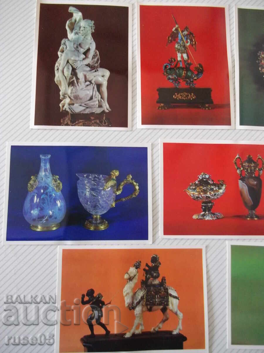 Livrarea Set 9 buc. cărți poștale cu figuri din principatul saxon