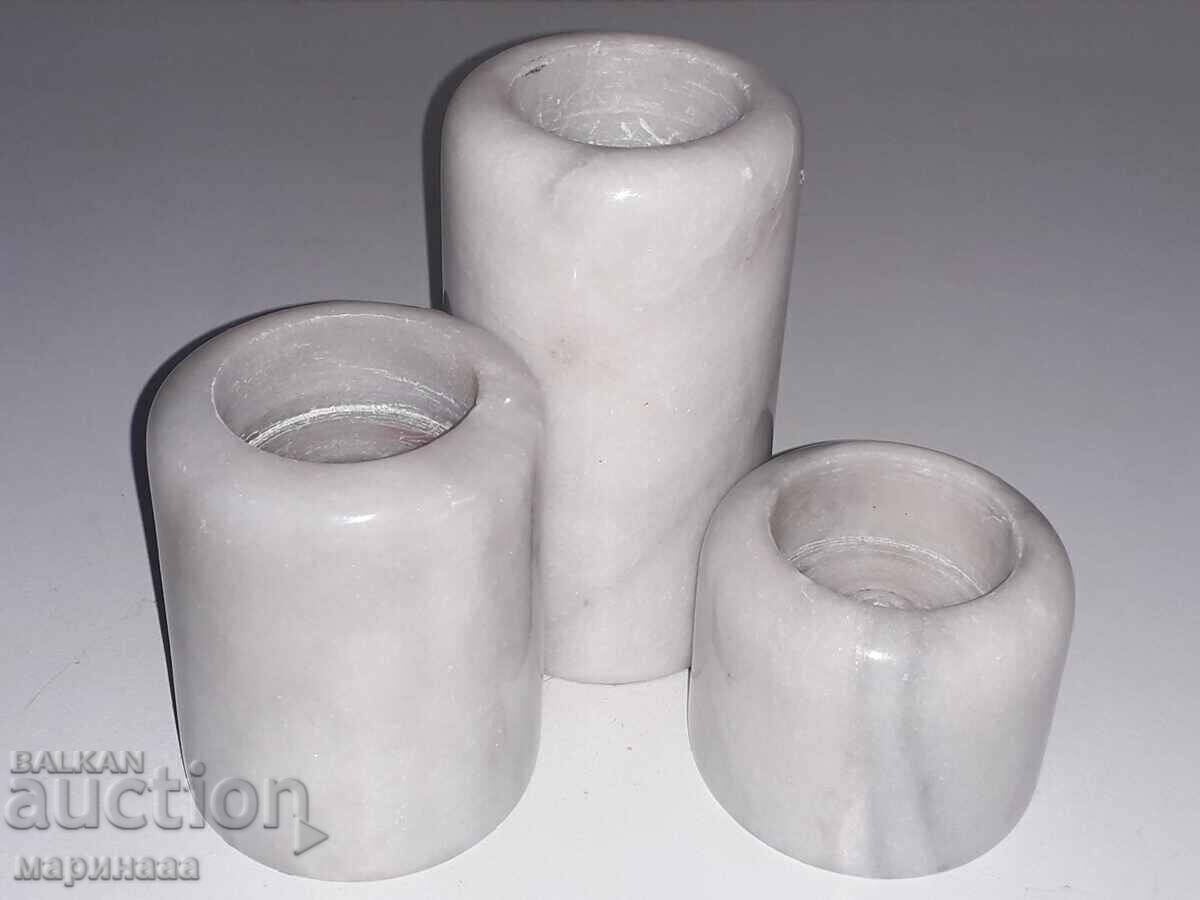 КОМПЛЕКТ СВЕЩНИЦИ. МРАМОР КОМПЛЕКТ СВЕЩНИЦИ. МРАМОР