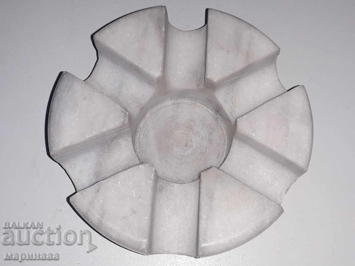 MASSIVE CANDLEHOLDER. MARBLE MASSIVE CANDLEHOLDER. MARBLE