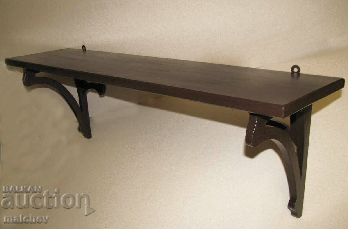 Raft poliță de perete etajeră secesiune art nouveau, restaurat - 6