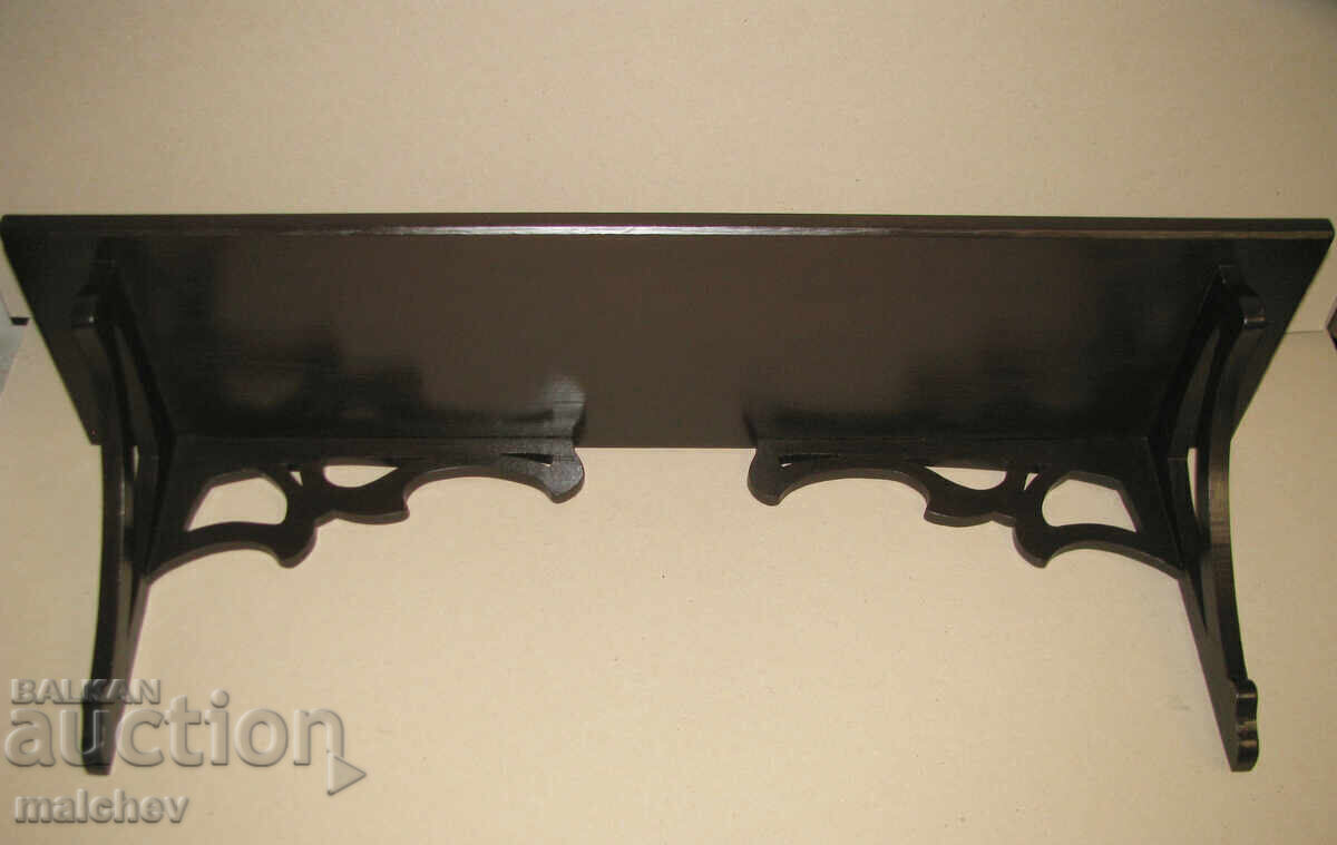 Raft poliță de perete etajeră secesiune art nouveau, restaurat - 7