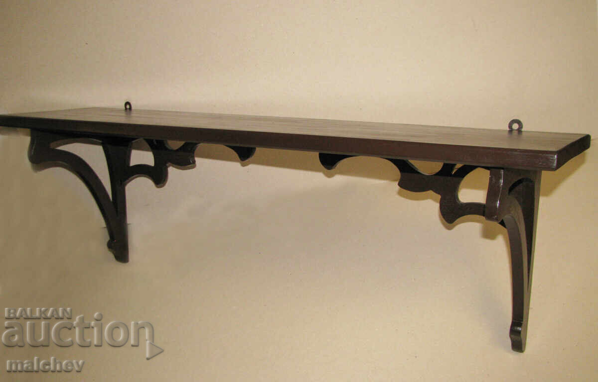 Raft poliță de perete etajeră secesiune art nouveau, restaurat