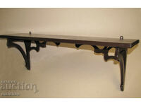 Raft poliță de perete etajeră secesiune art nouveau, restaurat