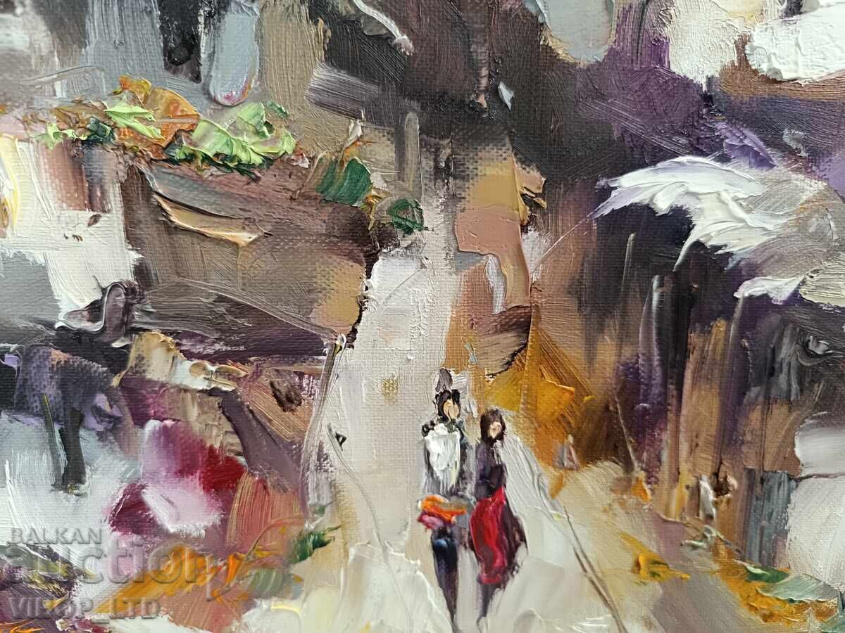 Khud. Ĭordanov/ΦΘΙΝΟΠΩΡΙΝΑ ΟΝΕΙΡΑ/πίνακας 55/46 εκ/κορνίζα/υπογραφή με τιμή 349.98 BGN | € 178.94