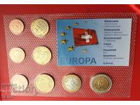 Ελβετία ΣΕΤ 2003 από 8 δοκιμαστικά ευρώνομισματα
