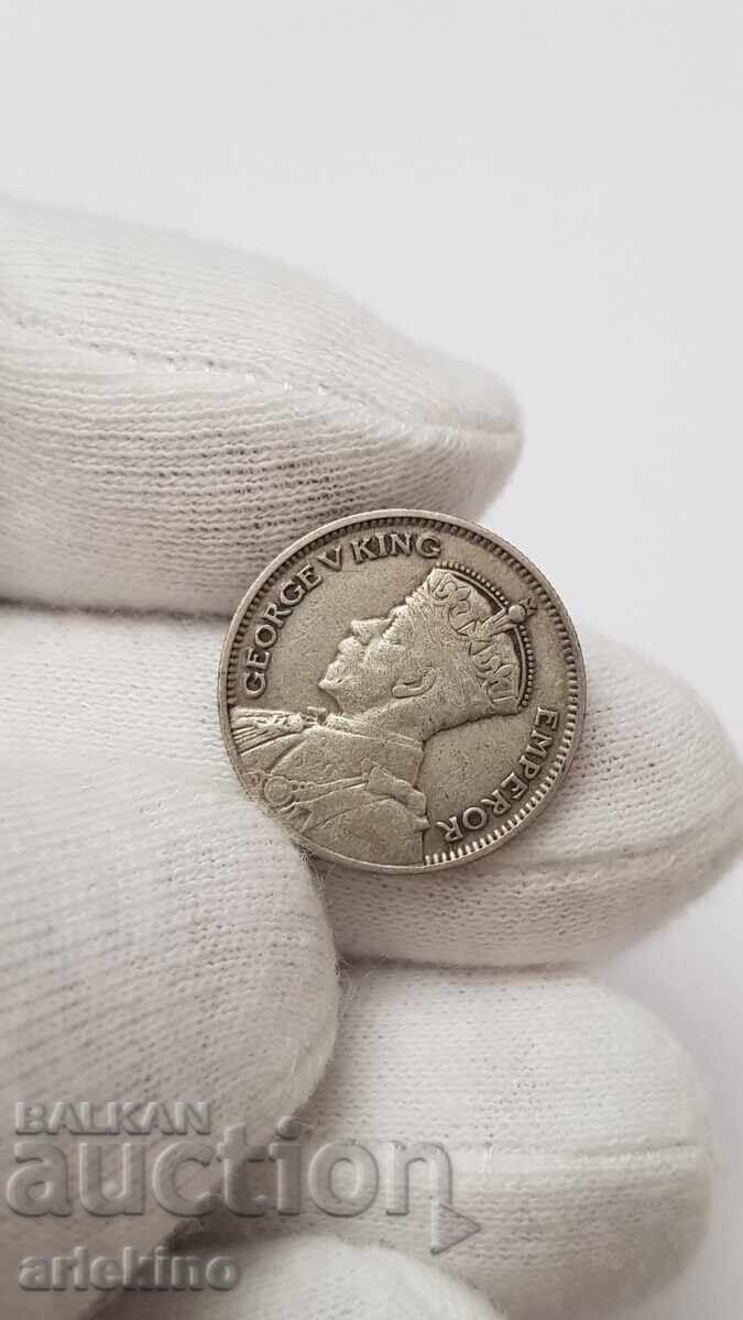 Rare Silver Coin 6 Pence 1934 Fuji Island with price 35.00 BGN | € 17.90