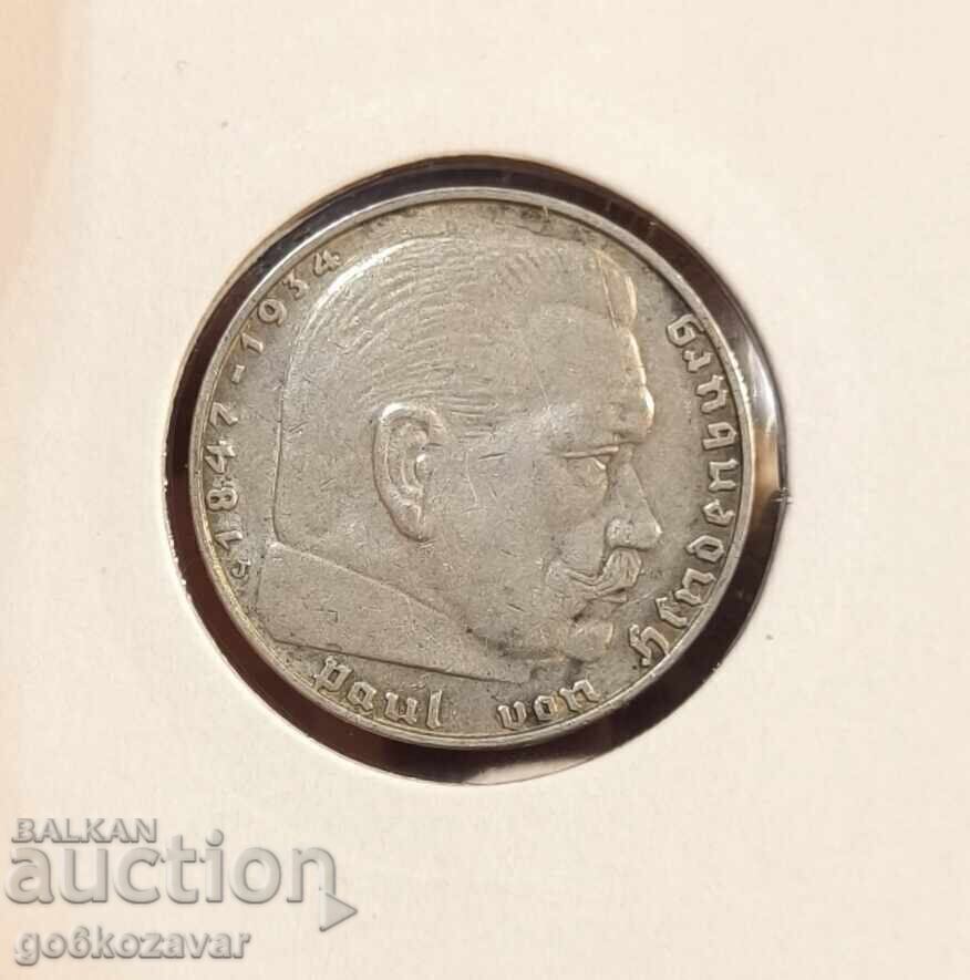 Germany Third Reich 2 Marks 1938 Silver! with price € 16.87 | 32.99 BGN