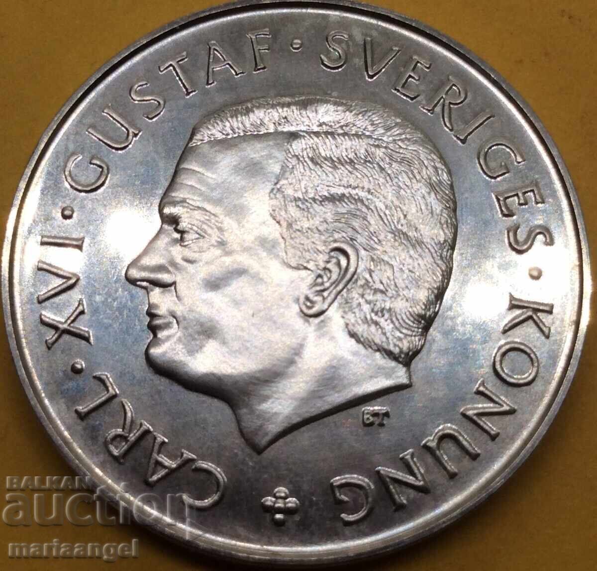 Δημοπρασία Σουηδία 100 κορώνες 1988 Karl XVI Jubilee 16,14 g ασήμι