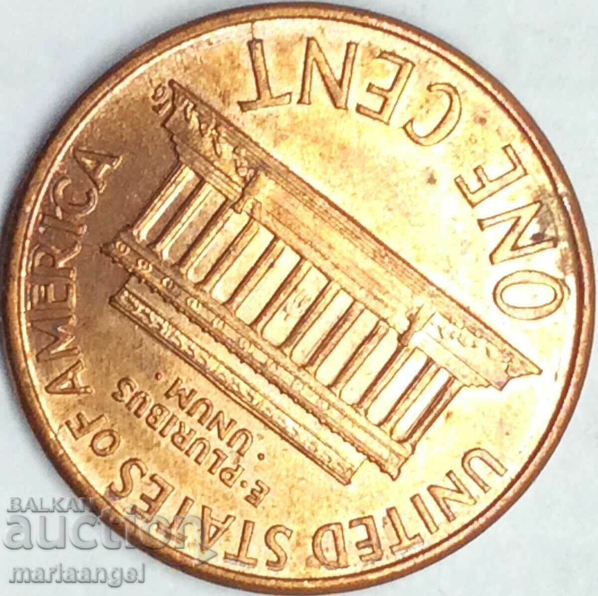 Παράδοση 1 σεντ 1990 Ο πρόεδρος των ΗΠΑ Λίνκολν και το κέντρο του