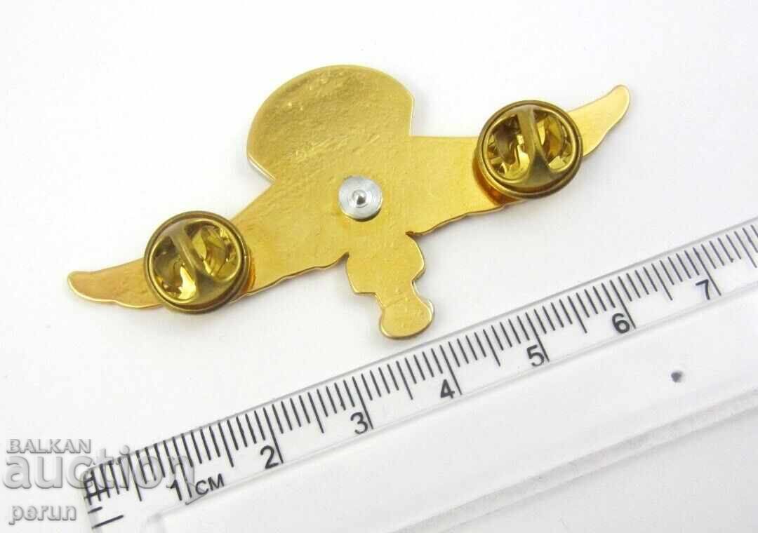 Δημοπρασία Σπάνιο στρατιωτικό σήμα - Πολεμική Αεροπορία Μακεδονίας - Εκπαιδευτής αλεξιπτωτιστών