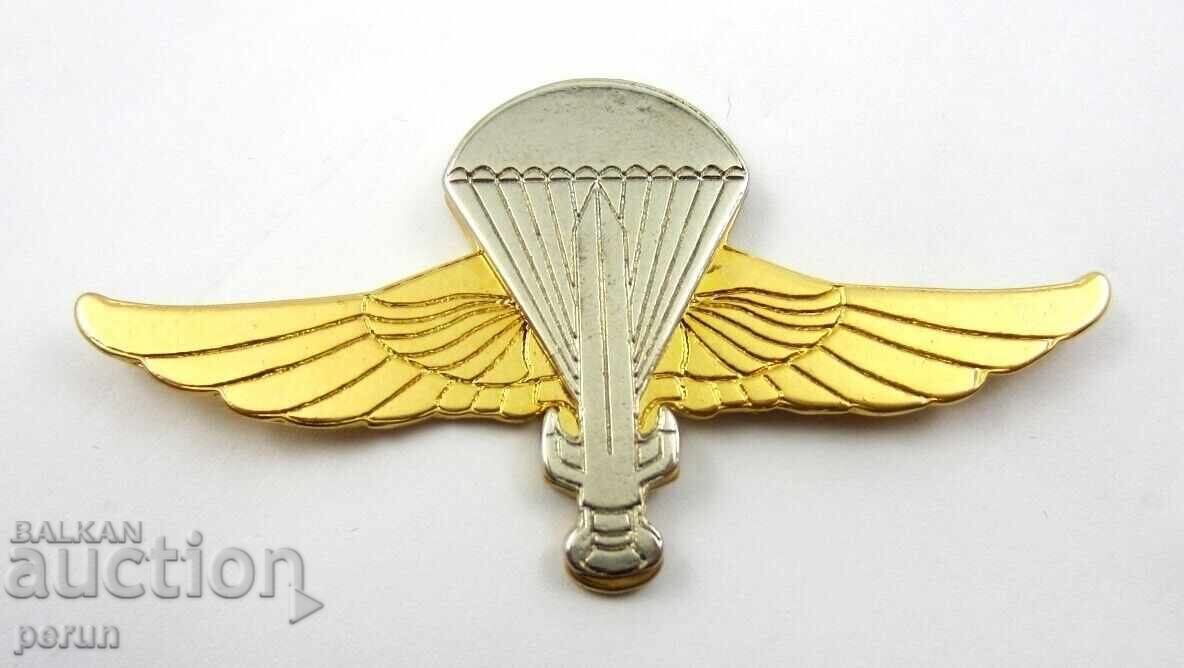Σπάνιο στρατιωτικό σήμα - Πολεμική Αεροπορία Μακεδονίας - Εκπαιδευτής αλεξιπτωτιστών