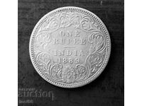 British India 1 Rupee 1889 - Victoria