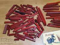 Large lot of PELIKAN red printing wax, 1940s.