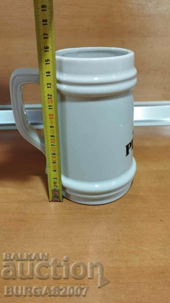 Old porcelain beer mug "Pleven" - 5 Old porcelain beer mug "Pleven" - 5