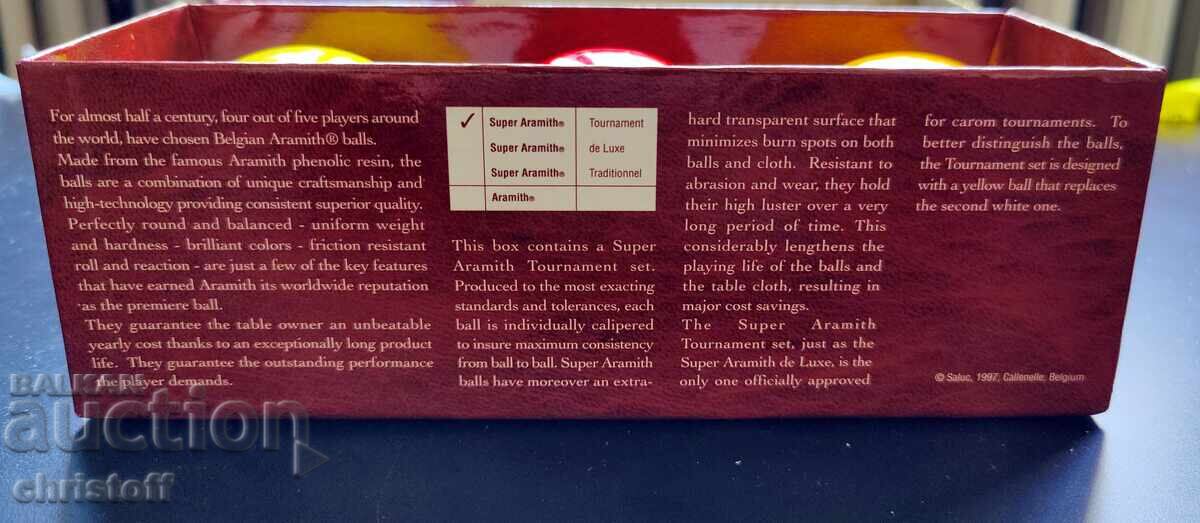 Super Aramith Tournament Pool Balls - 7