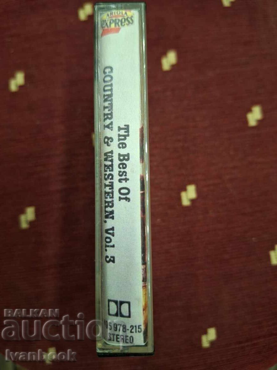 Κασέτα ήχου - Country & Western με τιμή 3.00 BGN | € 1.53 Κασέτα ήχου - Country & Western με τιμή 3.00 BGN | € 1.53