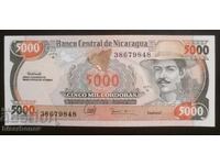 Nicaragua 5000 Cordobas 1985, Nicaragua, 5000 cordobas UNC