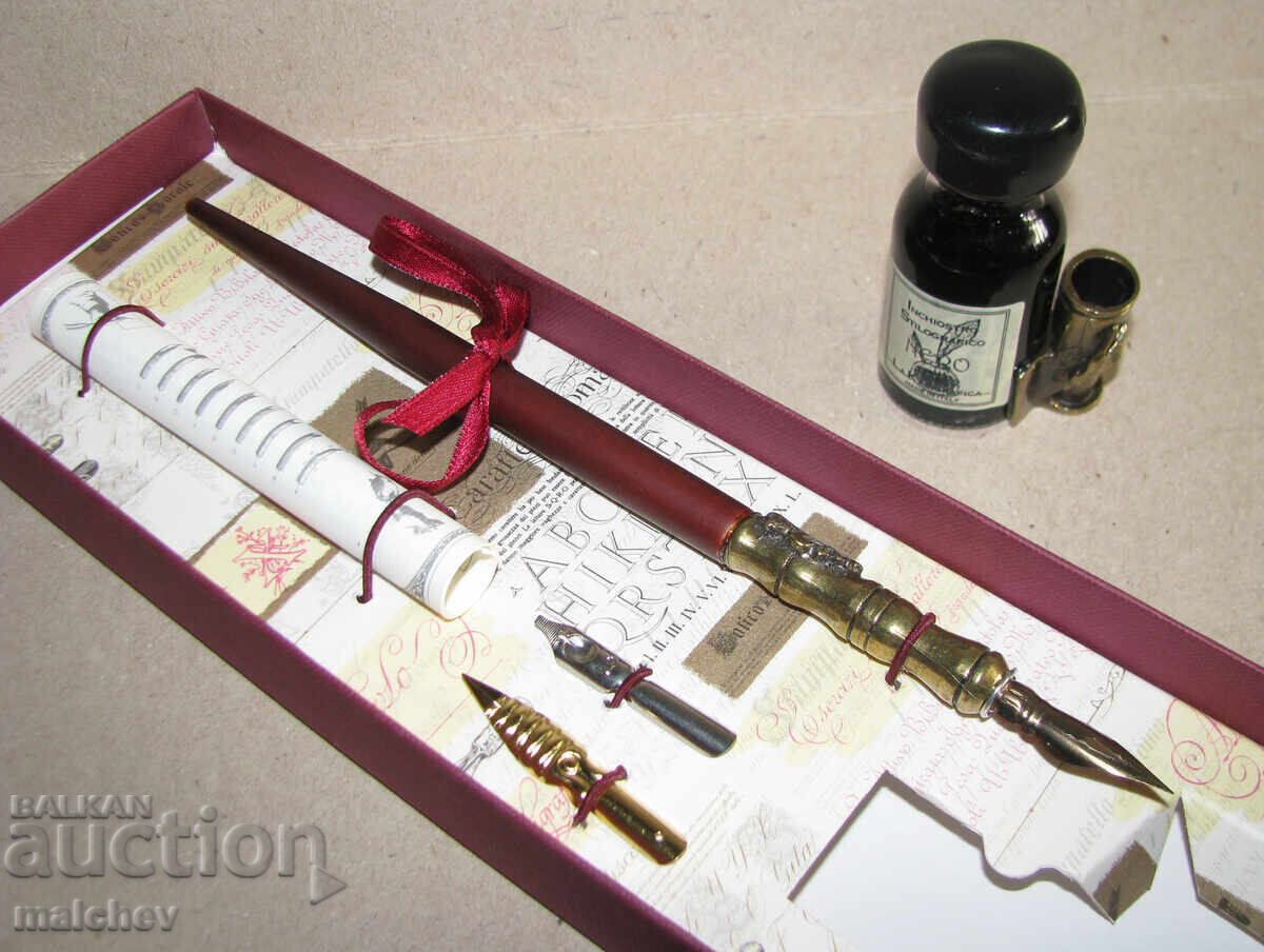 Calligraphy Writing Set: Pen, Holder, Nibs, Ink - 5 Calligraphy Writing Set: Pen, Holder, Nibs, Ink - 5