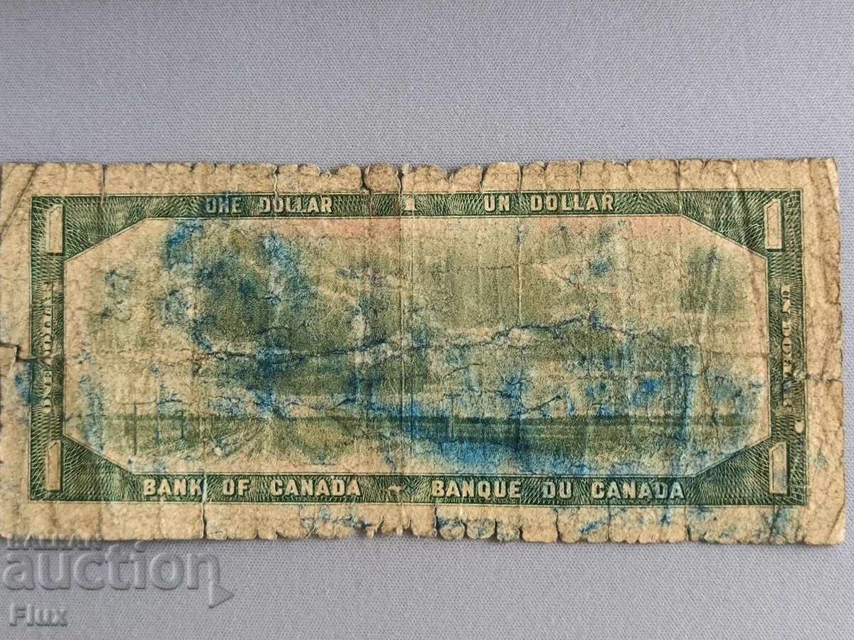 Banknote - Canada - 1 Dollar | 1954 with price 5.00 BGN | € 2.56