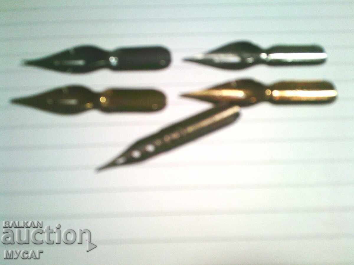 Πένα για πένα 5 ειδών από 2 τμχ αχρησιμοποίητα παλιά - 5 Πένα για πένα 5 ειδών από 2 τμχ αχρησιμοποίητα παλιά - 5