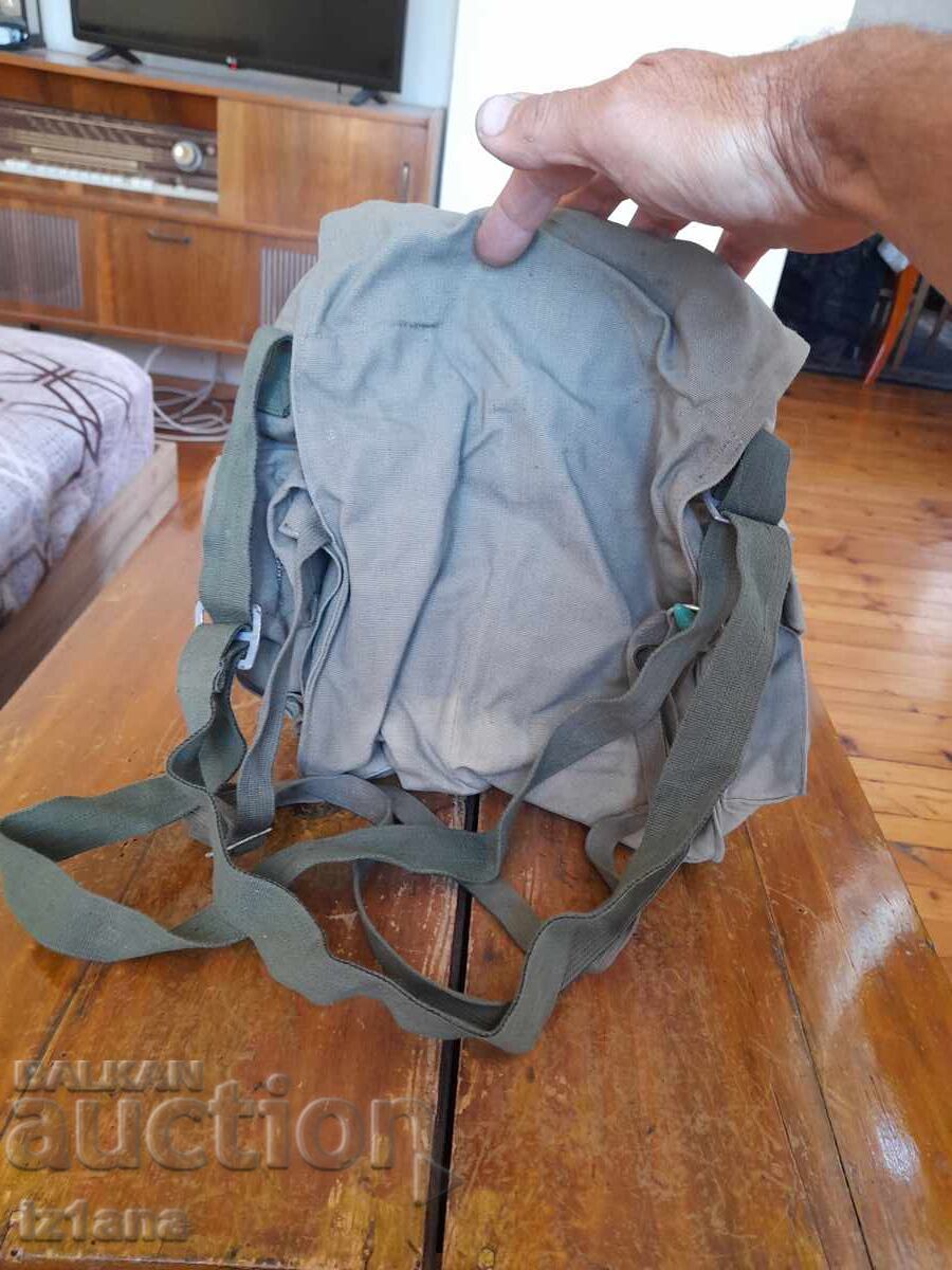 Παράδοση Παλιά τσάντα μάσκας αερίου Παράδοση Παλιά τσάντα μάσκας αερίου