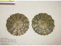 Paftale vechi, cataramă de alamă, de la curea folclorică