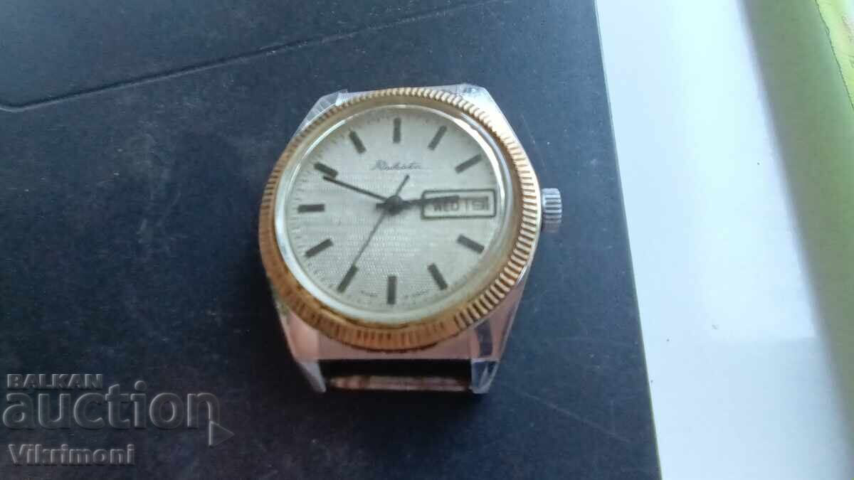 Rocket, men's watch, gold plating, Raketa