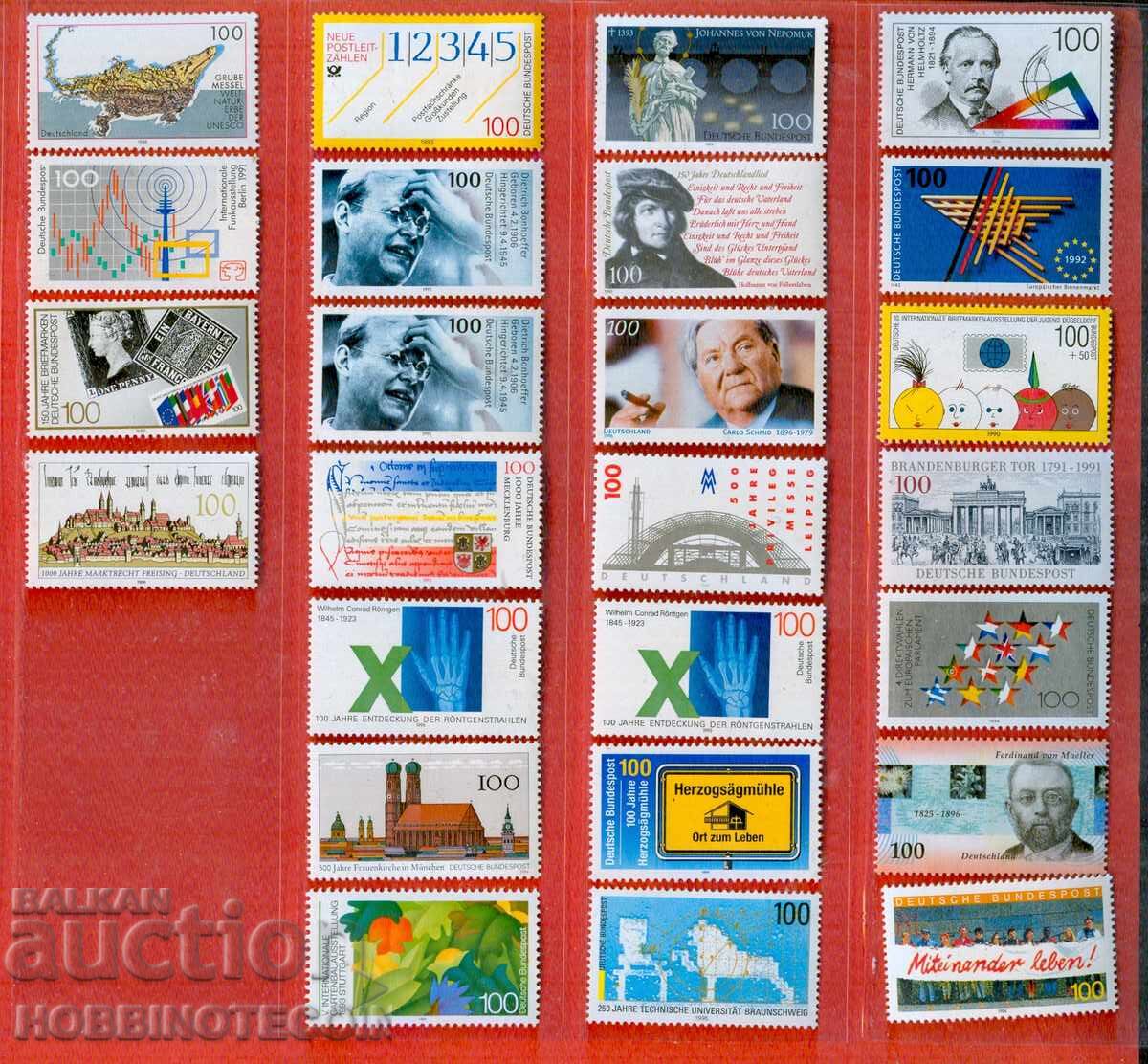 ГЕРМАНИЯ ГФР 25 х 100 - 25 дойч марки - MNH